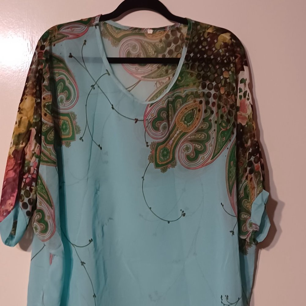 Light Green Womens Size L Top